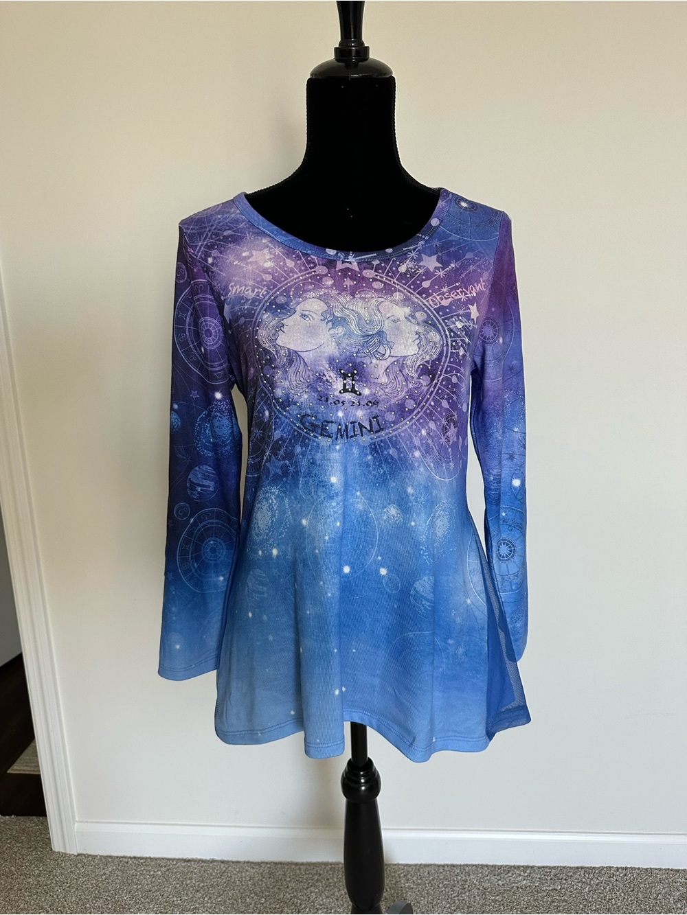 Women’s One World‎ Gemini Zodiac 3/4 Sleeve Shirt